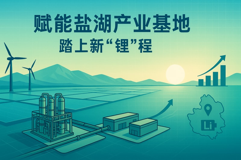 賦能鹽湖產(chǎn)業(yè)基地踏上新“鋰”程